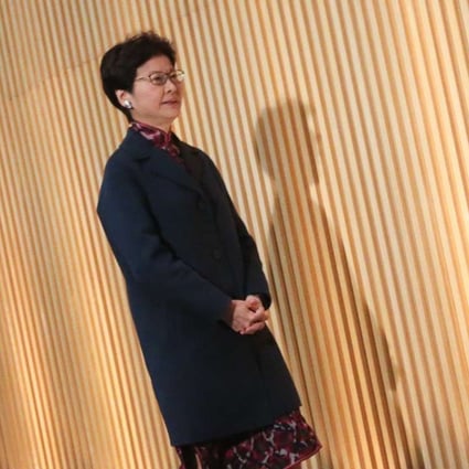 Carrie Lam must now await the central government’s approval after resigning yesterday as chief secretary. Photo: K. Y. Cheng