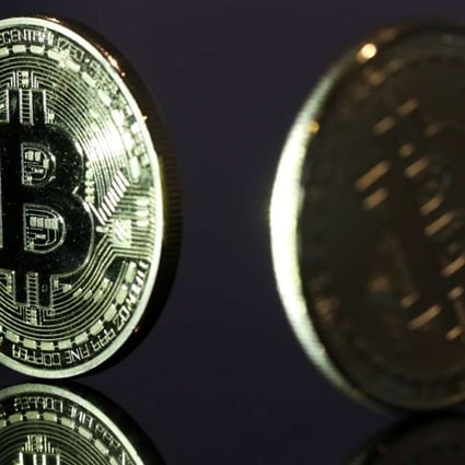 The bitcoin market hit a historic high of 8,995 yuan on January 5 before plunging 40 per cent. Photo: Bloomberg