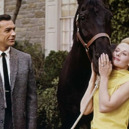 Sean Connery and Tippi Hedren in Marnie.