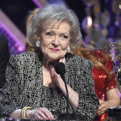 US actress Betty White, the only living actress from the hit comedy TV show Golden Girls, who turned 95 on Tuesday. Photo: AP