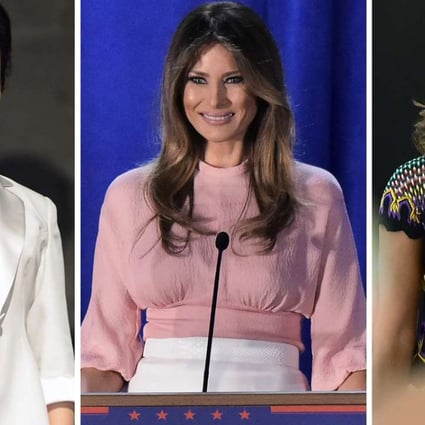 Peng Liyuan, China’s first lady (left), Melania Trump, the next US first lady (centre), and her predecessor, Michelle Obama. Photos: AFP