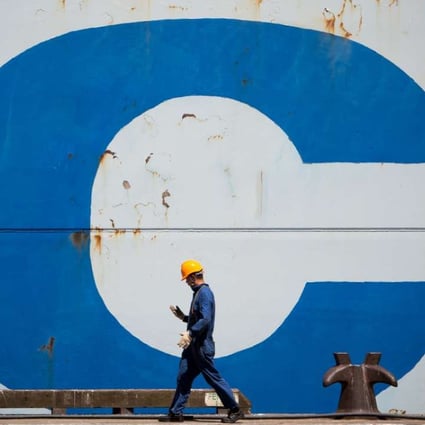 Cosco’s stake deal comes close on heels of unconfirmed reports that it was planning to take over Hong Kong based Orient Overseas Container Line. Photo: Bloomberg