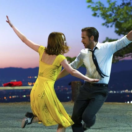 Ryan Gosling and Emma Stone in a still from La La Land. Photo: AP