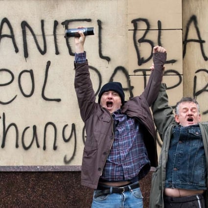 Dave Johns (left) plays the titular character in the film I, Daniel Blake (category IIA) directed by Ken Loach.