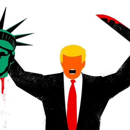 It's a beheading of democracy': magazine sparks furore with image of Trump  holding severed head of Statue of Liberty | South China Morning Post