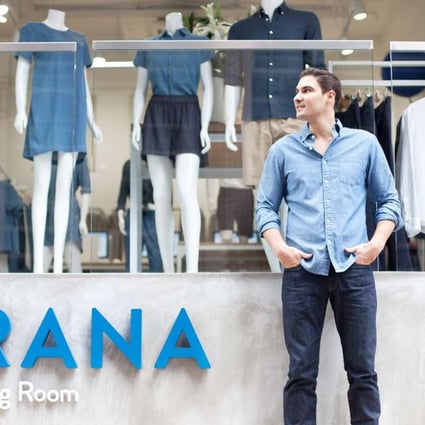 Luka Grana, chief executive of Hong Kong fashion start-up Grana, said that its offline pop-up locations and its permanent The Fitting Room in Sheung Wan drives about 10 per cent of monthly online sales. Photo: Grana