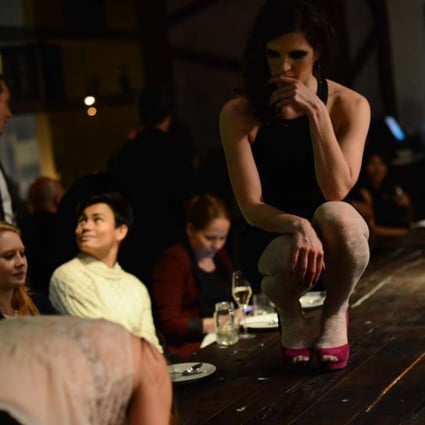 “An Evening of Meat” performance in New York.