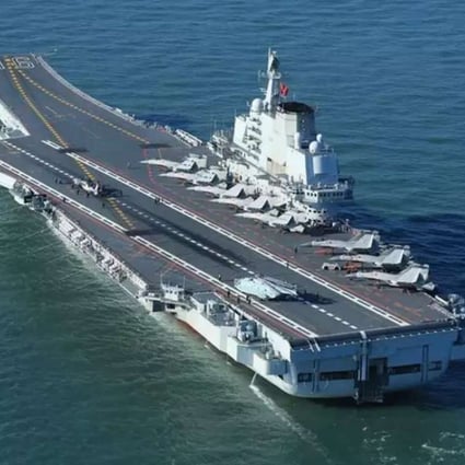 China’s first aircraft carrier, the Liaoning, is a refurbished Soviet design. Photo: Handout