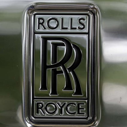 The emblem on the front of a Rolls- Royce car at a show room in London. Photo:Kirsty Wigglesworth/AP