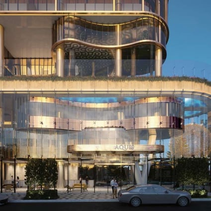 This an artist impression show of Fung’s family hotel project in Australia. Photo: HANDOUT