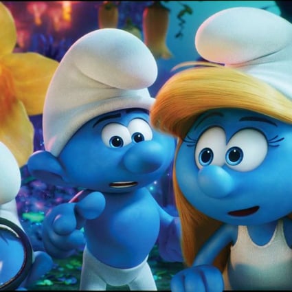 A screen grab from Smurfs: The Lost Village.