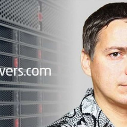 Aleksej Gubarev in an image from the websote of servers.com, whose parent company is Gubarev’s XBT. Photo: servers.com