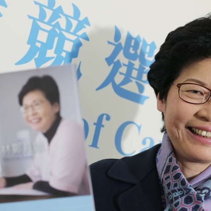 Chief executive candidate Carrie Lam pledges to tackle major Hong Kong concerns. Photo: Dickson Lee