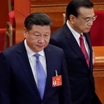 President Xi Jinping and Premier Li Keqiang arrive for the opening session of the National People's Congress in Beijing. Photo: Reuters