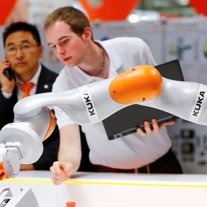 Andy Gu, Midea’s vice president said it would strive to improve sales of German robot maker Kuka, which it bought last year and which already accounts for a tenth of Midea’s total sales of 200 billion yuan for 2016.