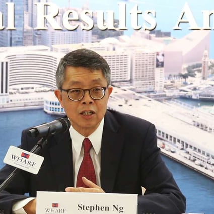 Stephen Ng Tin-hoi, Wharf’s chairman, warned the strong Hong Kong dollar, potential interest rate rises, global economic conditions and political uncertainties will continue to put pressure on the retail sector. Photo: K. Y. Cheng