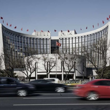 The People’s Bank of China headquarters in Beijing. The central bank is drafting an umbrella regulation to look after the country’s 60 trillion yuan asset management business.Photo: Bloomberg