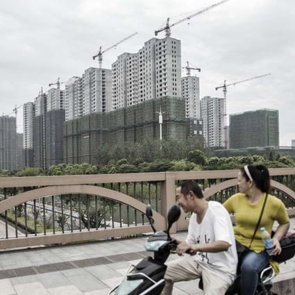 Buildings under construction in Hangzhou, home to Greentown Real Estate Construction & Management Group. Photo: Bloomberg