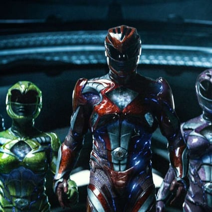 A scene from Power Rangers (category: IIA), starring Dacre Montgomery, Naomi Scott, RJ Cyler, Becky G, and Ludi Lin. The film is directed by Dean Israelite. Photo: Kimberly French/Lionsgate via AP
