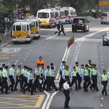 Police mounted a similar operation for the 2012 election. Photo: David Wong