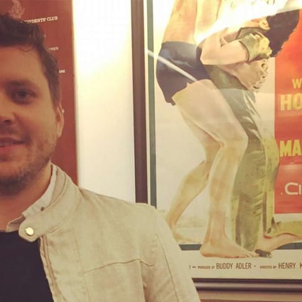 Oscar-winning producer Andrew Hevia, pictured at the Foreign Correspondents’ Club in Hong Kong, is collaborating on a film project with local director Joshua Wong. Photo: courtesy FCCHK