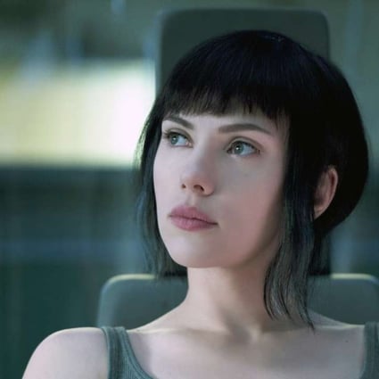 Scarlett Johansson in a scene from Ghost in the Shell. Photo: Paramount Pictures/AP