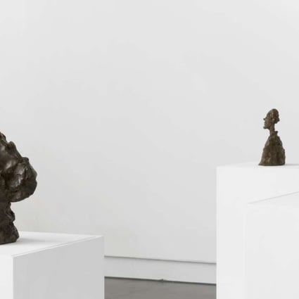Exhibits in an Alberto Giacometti retrospective at the Yuz Museum last year.