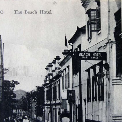 A postcard, circa 1880, shows Chefoo’s Beach Road. Picture: courtesy of Lin Weibin