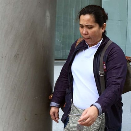 Mildred Nilo Ladia, 40, is her family’s sole breadwinner, her lawyer told the court. Photo: Jasmine Siu
