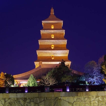 Dayan Pagoda is seen before Earth Hour in Xi'an, Shaanxi province, China. Photo: Reuters