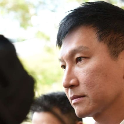 Kong Hee, the lead pastor of the City Harvest Church leaves the Supreme court in Singapore. Photo: AFP