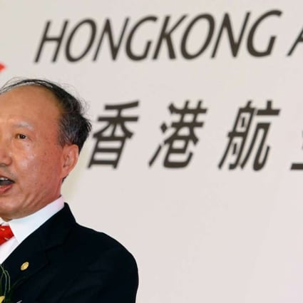 HNA Group’s chairman and founder Chen Feng at the officiating ceremony of Hong Kong Airlines’ Airbus A330 aircraft in June 2010. Photo: SCMP