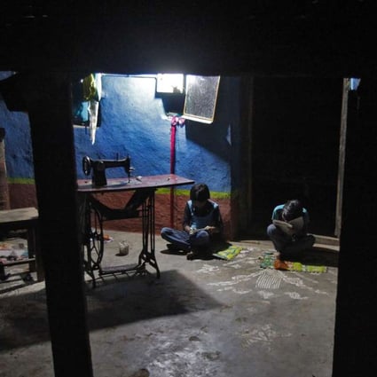 Girls study inside their house in the central Indian state of Madhya Pradesh. A study has shown that 50 million girls and 73 million boys are the victims of abuse in India. Photo: Reuters