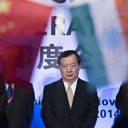 Xia Baolong visits India for a business conference in 2014 while Communist Party boss of Zhejiang province. Xia and President Xi Jinping worked together for more than four years. Photo: Bloomberg