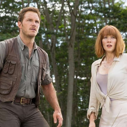 Chris Pratt and Bryce Dallas Howard appeared in Jurassic World, but Jeff Goldblum didn’t. Photo: Chuck Zlotnick/Universal Pictures