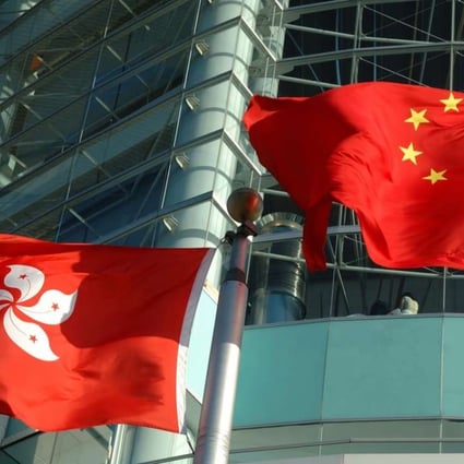 Flags of the People's Republic of China and Hong Kong Special Administrative region. Photo: Shutterstock