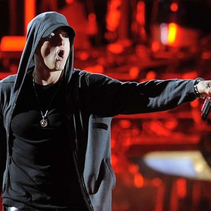 Eminem performs at the 2012 Coachella Valley Music and Arts Festival in California. Photo: AP