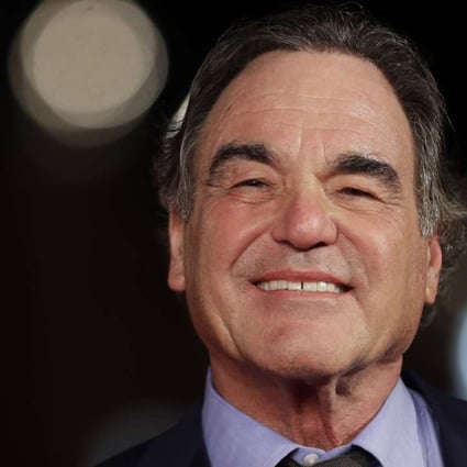 Director Oliver Stone conducted a dozen interviews with the Russian president for The Putin Interviews, which will begin to air on US TV network Showtime on June 12. Photo: AFP