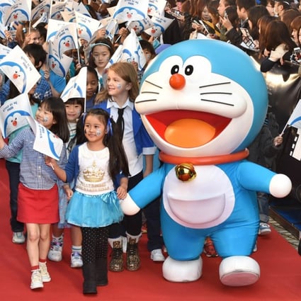 Doraemon on the red carpet at the Tokyo International Film Festival. Photo: AFP