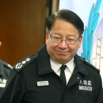 Eric Chan retired from the Immigration Department in April last year. Photo: K. Y. Cheng