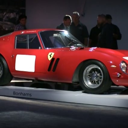 A file picture of a Ferrari 250 GTO Berlinetta. One of the cars sold for a record US$38.1 million. Photo: Handout