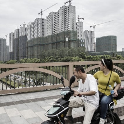 View of apartment buildings under construction in Hangzhou, China, where Greentown is based. Photo: Bloomberg