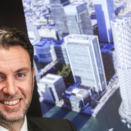 Brian De'ath, director of residential sales, Canary Wharf Group, says residents will be well connected to transport networks. Photo: David Wong
