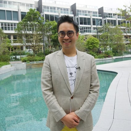 Adrian Cheng, executive vice chairman and general manager of New World Development, gave Hong Kong media a tour of the new Sai Kung residential project Mount Pavilia. Photo: Edward Wong