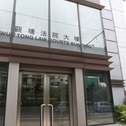 The case is being heard at Kwun Tong Court. Photo: Nora Tam