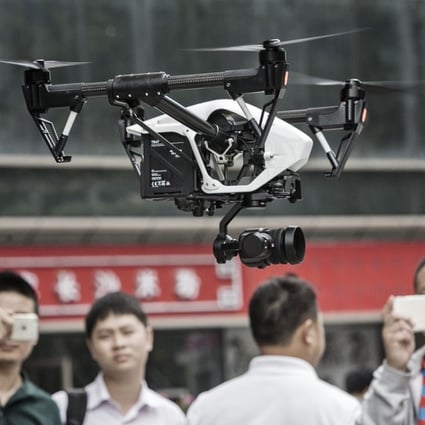 The CAAC will require all civil-use drones that weigh more than 250g to be registered on its online system from June 1. Photo: Bloomberg