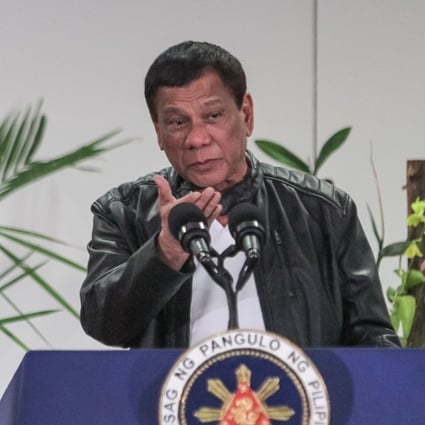 Philippine President Rodrigo Duterte has been accused of being too soft on China over bilateral maritime disputes. Photo: AFP
