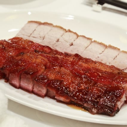 Chargrilled pork and crispy pork belly from Fook Lam Moon in Wan Chai. Photo: James Wendlinger