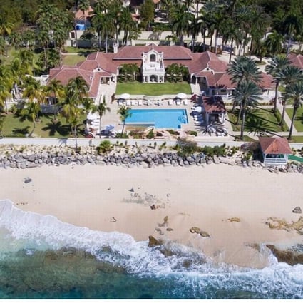 The St Martin estate of Le Chateau des Palmiers, owned by Donald Trump, was quietly listed for sale last month. Photo: Sotheby's International Realty