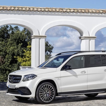 German automaker Mercedes-Benz is pricing the GLS 400, the most basic model of the luxury sport utility vehicle range, from HK$1.13 million. Pictured is the top end GLS 63 4MATIC. Photo: Handout